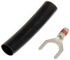 90901 Builders Series Uninsulated 16-22ga Spade Connectors with Heat Shrink Tubing - image 1