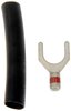 90901 Builders Series Uninsulated 16-22ga Spade Connectors with Heat Shrink Tubing - image 3