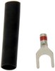 90902 Builders Series Uninsulated 16-22ga #8 Spade Connectors with Heat Shrink Tubing - image 2