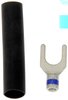 90907 Builders Series Uninsulated 14-16ga #8 Spade Connectors with Heat Shrink Tubing - image 3