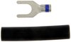 90907 Builders Series Uninsulated 14-16ga #8 Spade Connectors with Heat Shrink Tubing - image 4