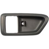 Interior Door Handle Left Front/Rear Bezel Smooth Gray - image 1