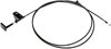 Hood Release Cable with Handle 1996-2000 Honda - image 3