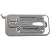 Exterior Door Handle Front Right No Keyhole Chrome - image 1