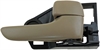 Interior Door Handle Front Right Without Keyhole Cover Beige Ivory - image 1