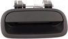 Exterior Door Handle Rear Left Texture Black - image 1