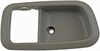 Interior Door Handle Front Right Bezel Gray Charcoal - image 1