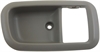 Interior Door Handle Rear Right Bezel Gray Charcoal - image 1