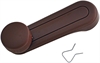 Window Handle Front Or Rear Left And Right Brown - image 1