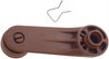 Window Handle Front Or Rear Left And Right Brown - image 2