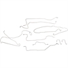 Stainless Steel Brake Line Kit 2003-06 GM Tahoe/Yukon/Escalade - image 1