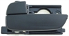 Interior Door Handle Rear Left Textured Black - image 1