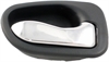 Interior Door Handle Front Or Rear Right Chrome Lever Black Housing - image 1
