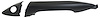 Exterior Door Handle Front Right With Keyhole Without Smart Key Primed Black - image 1