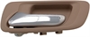 Interior Door Handle Rear Left Chrome Beige - image 1