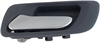 Interior Door Handle Rear Left Chrome Blue - image 1