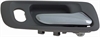 Interior Door Handle Front Right With Hole Chrome - image 1