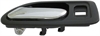 Interior Door Handle Front Left Chrome Black - image 1