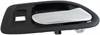 Interior Door Handle Front Right Without Power Window Hole Chrome Blue - image 1