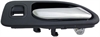 Interior Door Handle Rear Right Chrome Black - image 1