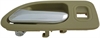 Interior Door Handle Rear Left Chrome Beige - image 1