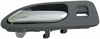 Interior Door Handle Rear Left Chrome Light Gray - image 1
