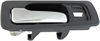 Interior Door Handle Front Left With Lock Hole Chrome Blue - image 1