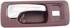 Interior Door Handle Front Right With Lock Hole Chrome Red - image 1