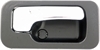 Interior Door Handle Rear Right Chrome Black - image 1