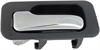 Interior Door Handle Rear Left Chrome Black - image 1