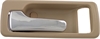 Interior Door Handle Front Left Without Power Lock Chrome/Beige - image 1