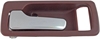 Interior Door Handle Front Left Without Power Lock Chrome/Red - image 1