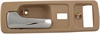 Interior Door Handle Front Left With Power Lock Chrome/Beige - image 1