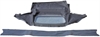 Convertible Top Black Cabrio Tinted Rear Glass - image 1