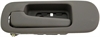Interior Door Handle Front Left Without Lock Hole Brown Taupe - image 1