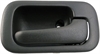 Interior Door Handle Front/Rear Right Without Hole Black - image 1