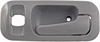 Interior Door Handle Rear Right With Hole Gray - image 1