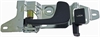 Interior Door Handle Front Left Black Metal - image 1
