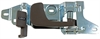 Interior Door Handle Front Right Brown Metal - image 1