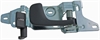 Interior Door Handle Front Right Gray Metal - image 1