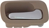 Interior Door Handle Rear Right Chrome/Beige Ivory - image 1