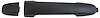 Exterior Door Handle Rear Right And Left Smooth Black - image 1