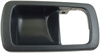 Interior Door Handle Front And Rear Left Bezel Gray - image 1