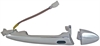 Exterior Door Handle Front Left RFID Smooth Black