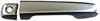 Exterior Door Handle Front Right RFID Chrome Black - image 1