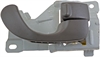 Interior Door Handle Front And Rear Right Black Metal - image 1