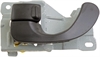 Interior Door Handle Front And Rear Left Black Metal - image 1