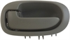 Interior Door Handle Rear Left Without Keyhole Light Gray - image 1