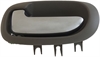 Interior Door Handle Rear Left Chrome Lever Light Gray Housing - image 1