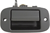 Interior Door Handle Rear Right Smooth Black - image 1